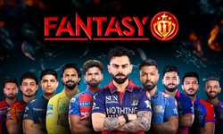 Fantasy cricket line-up featuring international players